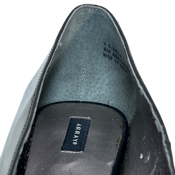 ARRAY Leopard Print Jeweled Cheetah Face Black Patent Loafers Shoes Women's 9N - Picture 9 of 16